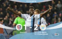 Cagliari 1-2 Lazio: Khó tin phút bù giờ