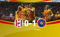 Atletico Madrid 0-1 Barcelona: Messi tỏa sáng, Barca đòi lại ngôi đầu