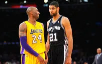 Kobe Bryant & Tim Duncan được đề cử vào Nhà lưu danh bóng rổ