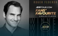 Roger Federer có lần thứ 17 được bầu chọn là tay vợt được yêu thích nhất
