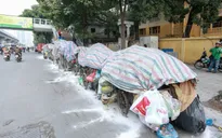 Người dân chặn xe rác vào bãi rác Nam Sơn lần thứ 3 trong năm