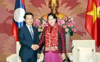 Chủ tịch Quốc hội Nguyễn Thị Kim Ngân tiếp Bộ trưởng Bộ Ngoại giao Lào