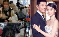 Angelababy đưa con trai đi Nhật nghỉ Giáng sinh, Huỳnh Hiểu Minh vắng bóng