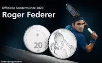 Roger Federer đi vào lịch sử tiền tệ Thụy Sĩ
