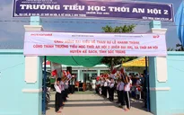 "Thay áo mới" cho trường tiểu học ở huyện nghèo Sóc Trăng