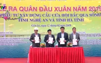 Khởi công cầu Cửa Hội, Nghệ An