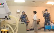 Buổi sáng trên tàu quân y lớn nhất Đông Nam Á