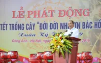 Thủ tướng mong mỗi gia đình ở Thủ đô trồng một cây, tạo nét đẹp mới của Hà thành
