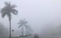 Sương mù bắt đầu gia tăng ở miền Trung