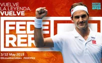 Roger Federer sẽ tham dự giải quần vợt Madrid mở rộng 2019