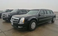 Xe “quái thú” của Tổng thống Donald Trump đến Hà Nội