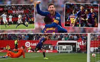 Kết quả bóng đá châu Âu đêm 23/2: Messi chói sáng, Barca ngược dòng ngooạn mục