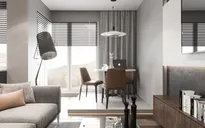 Căn hộ 52m2 được thiết kế rộng rãi, thoáng mát