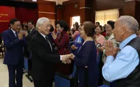 Tổng Bí thư, Chủ tịch nước Nguyễn Phú Trọng gặp gỡ kiều bào tại Lào