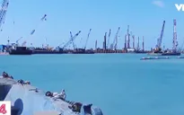 Bộ TN-MT kiểm tra vùng biển dự kiến nhận chìm vật chất nạo vét cảng Dung Quất