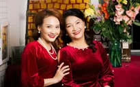 Mẹ con Bảo Thanh đẹp rạng ngời trong bộ ảnh áo dài xuân