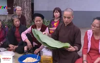 Dịp Tết, đến chùa Vĩnh Quang học cách gói bánh chưng chay