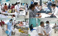 Cận cảnh ngày Tết trong bệnh viện