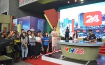 Không gian đặc biệt của VTV24 tại Hội Báo toàn quốc