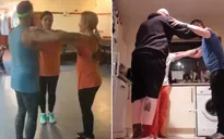 "Thử thách nhảy 3 người" gây sốt trên mạng xã hội