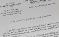 Ban Tôn giáo Chính phủ yêu cầu xác minh thông tin chùa Ba Vàng truyền bá vong báo oán
