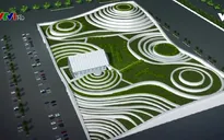 Độc đáo khu chợ có mái làm ruộng bậc thang