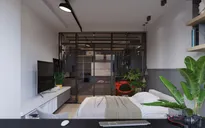 Căn hộ pha trộn phong cách công nghiệp và thiên nhiên