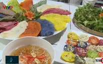 Đa dạng sắc màu với bánh xèo Nam Bộ