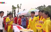 Sôi nổi hội thi gói, nấu bánh chưng và giã bánh giầy tại Lễ hội Đền Hùng