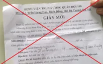 Mạo danh Bệnh viện Trung ương Quân đội 108 tổ chức du lịch khám chữa bệnh, bán thực phẩm chức năng, dược phẩm