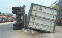 Tài xế vụ lật xe đầu kéo dương tính với ma túy