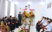 Chủ tịch Ủy ban Trung ương MTTQ Việt Nam chúc mừng Lễ Phục sinh năm 2019 tại Bình Thuận