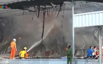 Cháy lớn ở khu công nghiệp Mỹ Phước 2, Bình Dương