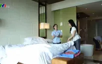 Công việc bận rộn của nhân viên khách sạn
