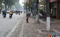 Cải tạo vỉa hè tại nhiều tuyến phố ở Hà Nội
