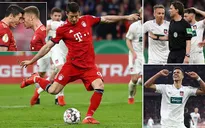 Lewandowski lập cú đúp, Bayern Munich nhọc nhằn vào bán kết Cúp Quốc gia Đức