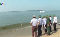 Kiểm tra bồi tụ tại khu vực Cửa Đại
