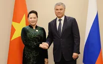 Chủ tịch Quốc hội Nguyễn Thị Kim Ngân hội kiến Chủ tịch Đuma Quốc gia Nga