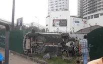 Hà Nội: Xế sang gây tai nạn liên hoàn, nhiều người bị thương