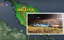 Xe chở nhân viên của Malaysia Airlines gặp tai nạn