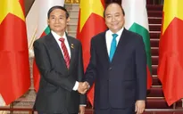 Thủ tướng Nguyễn Xuân Phúc hội kiến Tổng thống Myanmar Uyn Min
