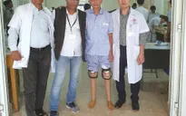 Lắp chân giả miễn phí cho người khuyết tật tại Quảng Ninh