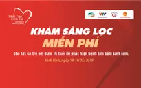 Khám, sàng lọc tim bẩm sinh tại Ninh Bình