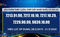 Bộ Công Thương áp thuế 10,9% đối với thép dây, thép cuộn nhập khẩu