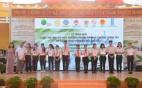Trao giải cuộc thi Đại sứ học đường trong Phòng chống thiên tai và thích ứng biến đổi khí hậu