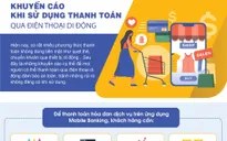 [INFOGRAPHIC] Khuyến cáo khi sử dụng thanh toán qua điện thoại di động