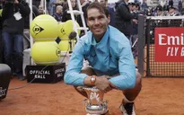 Thắng kịch tính Djokovic, Nadal lên ngôi xứng đáng tại Rome Masters 2019