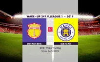 VIDEO Highlights: Dược Nam Hà Nam Định 2-0 CLB Hà Nội (Vòng 11 Wake-up 247 V.League 1-2019)