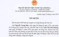 Hai lao động Việt Nam bị cướp sát hại tại Angola
