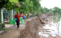 Nguy cơ sạt lở tăng cao vào mùa mưa tại ĐBSCL